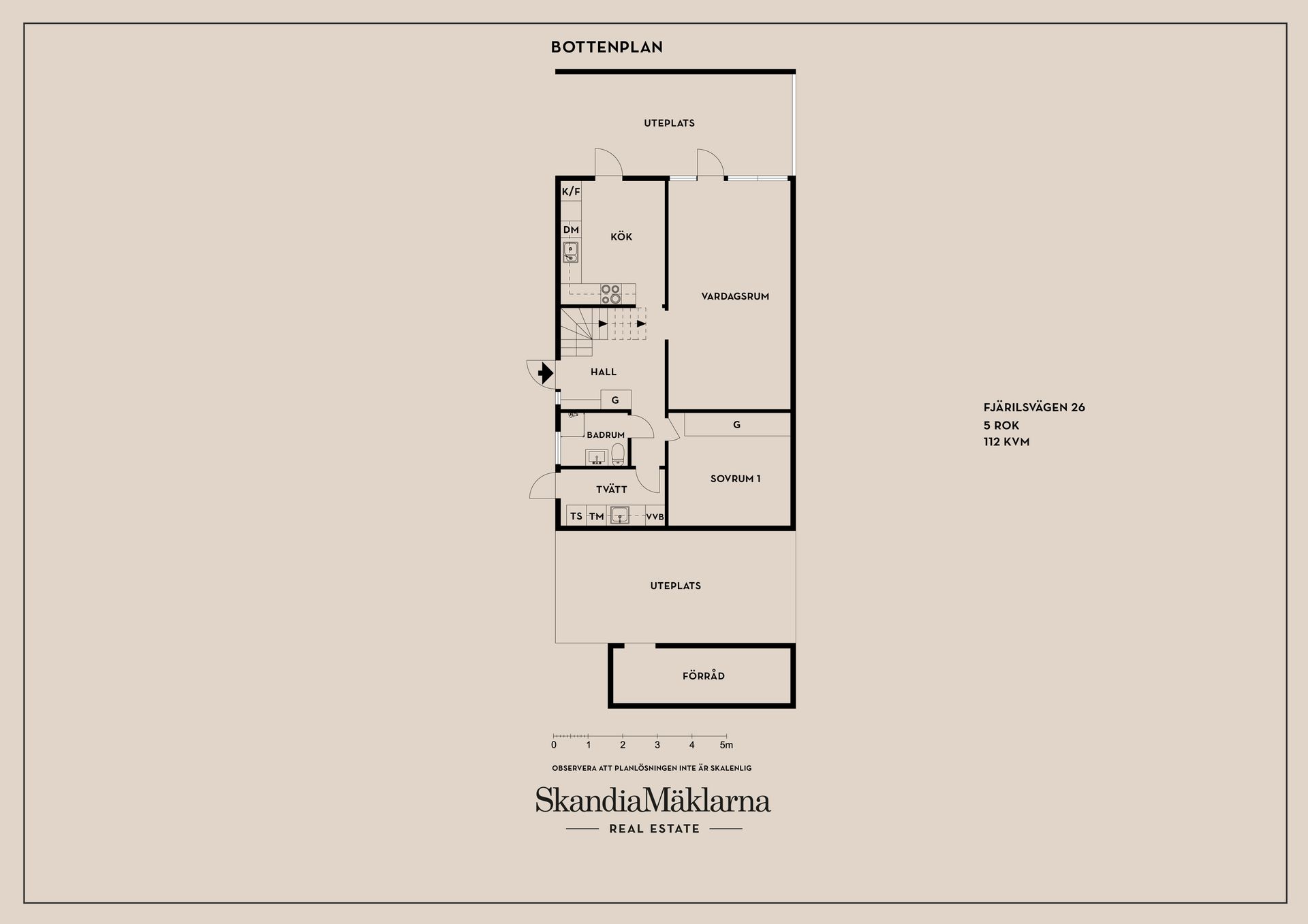 Radhus, Fjärilsvägen 26, Fresta, Upplands Väsby