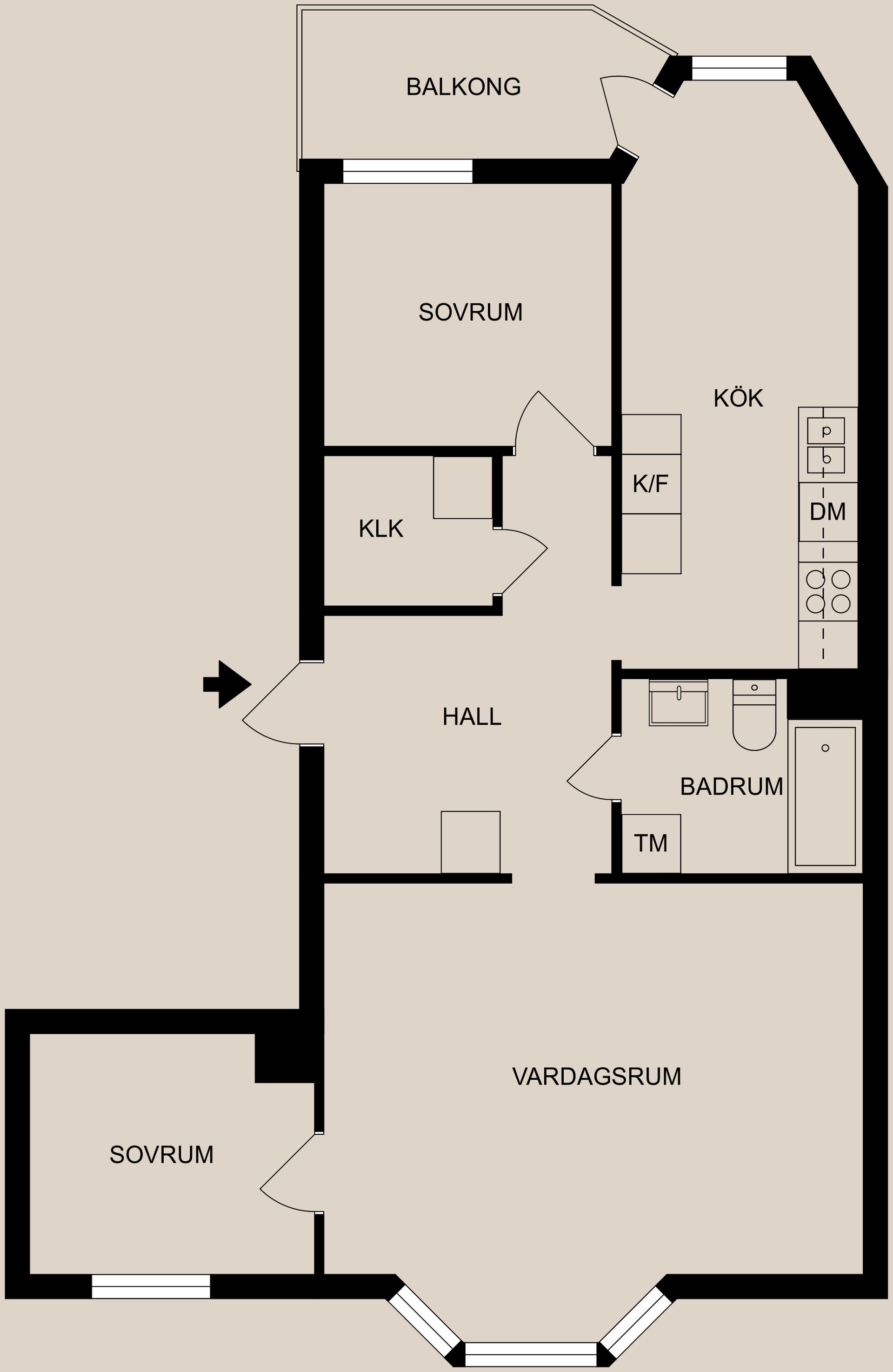 Bostadsrätt, Luntgatan 12A, Centralt, Norrköping