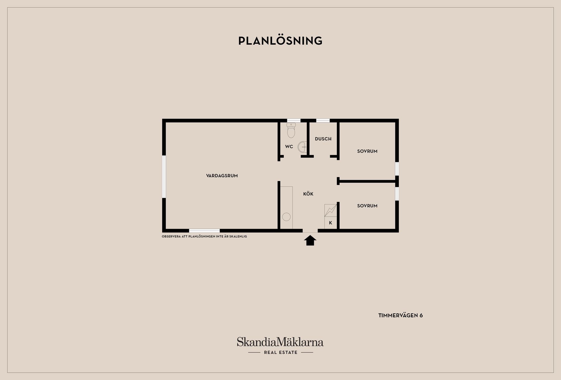 Villa, Timmervägen 3, Karlsborg