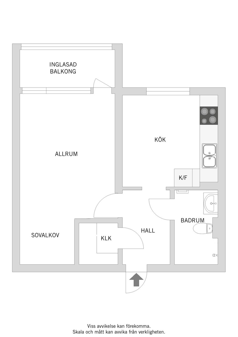 Bostadsrätt, Bruksgatan 33B, Centrum, Ängelholm