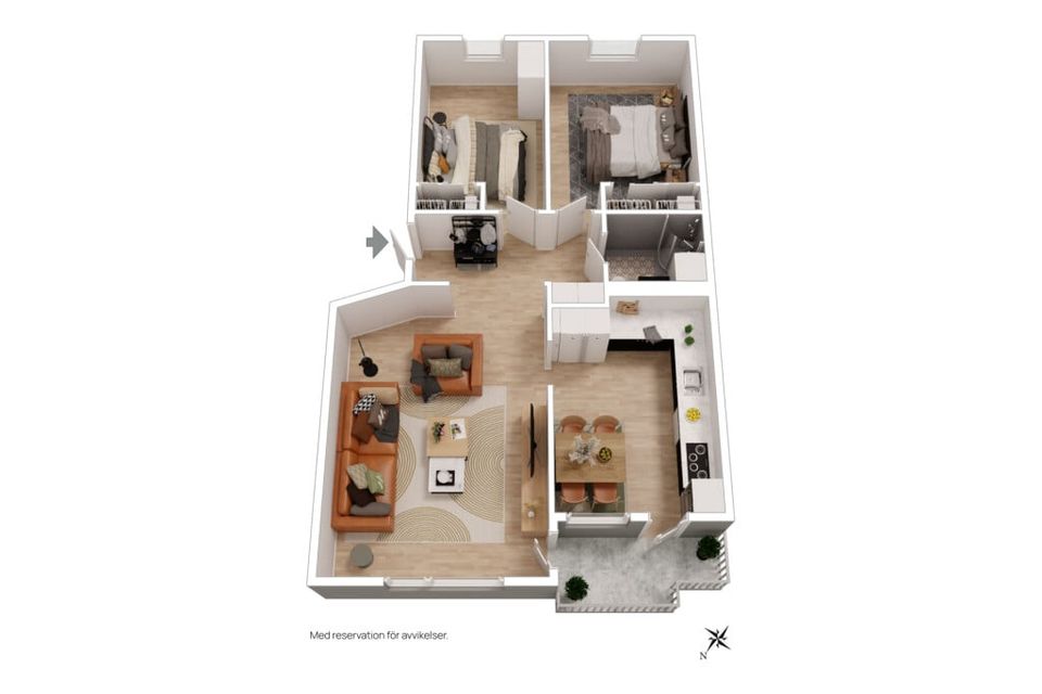 Bostadsrätt, Lindormsgatan 32, Sjöbo, Borås