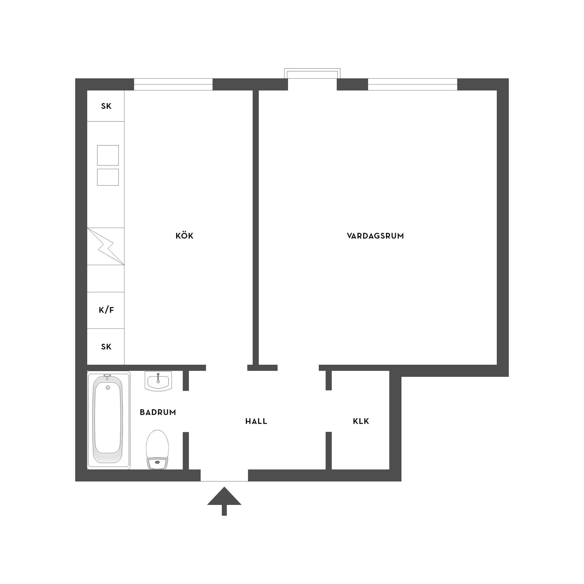 Bostadsrätt, Barnhemsgatan 42, Sjöbo, Borås