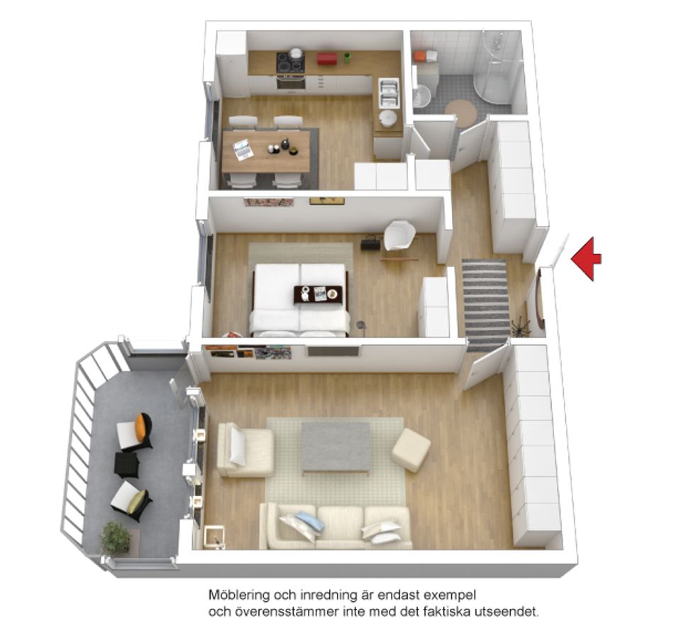 Bostadsrätt, Tegvägen 78, Viksjö, Järfälla