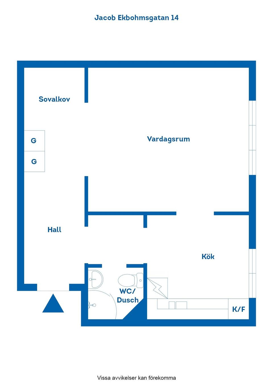 Bostadsrätt, Jacob Ekbohmsgatan 14, Söder, Norrköping