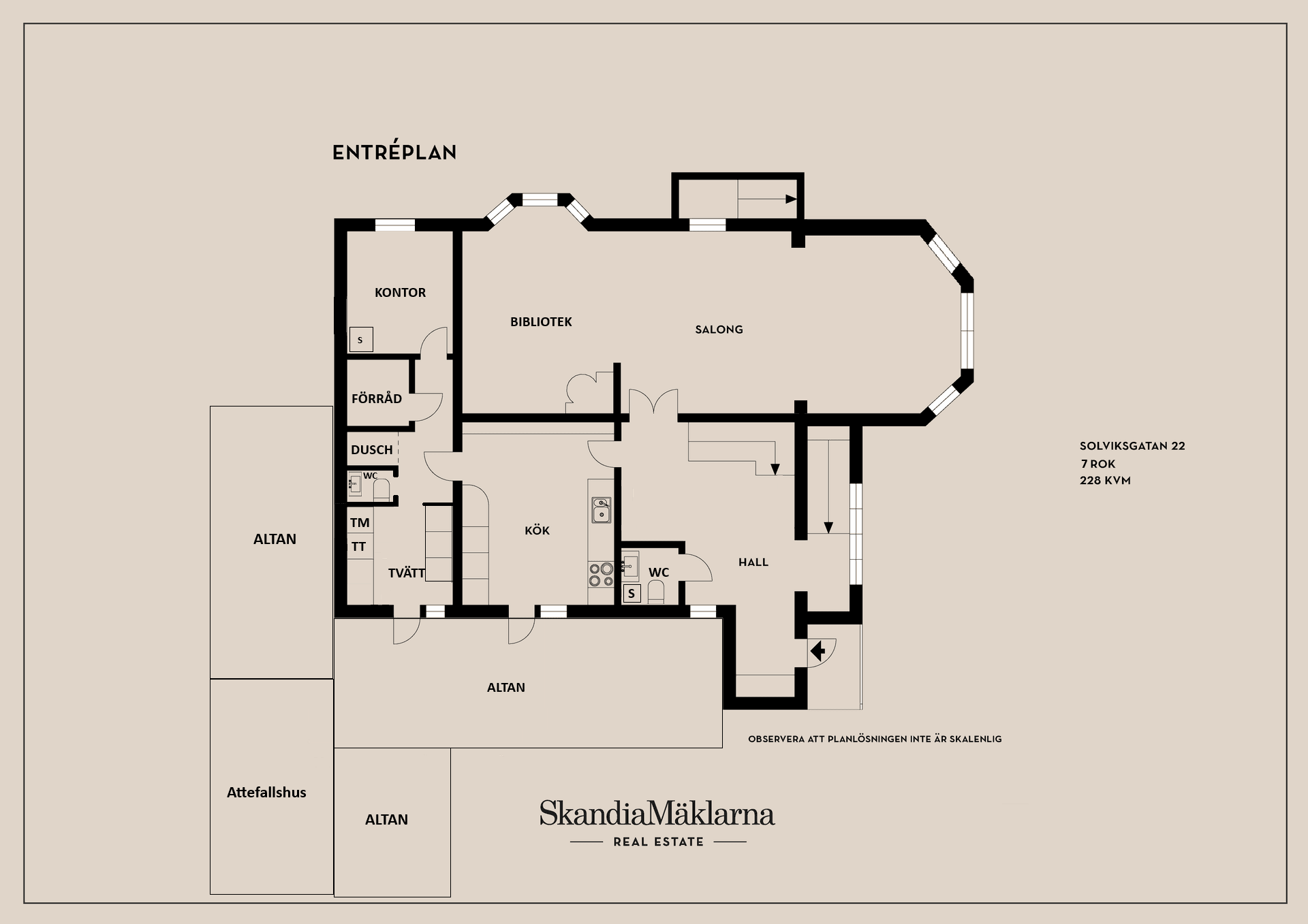 Villa, Solviksgatan 22, Motala