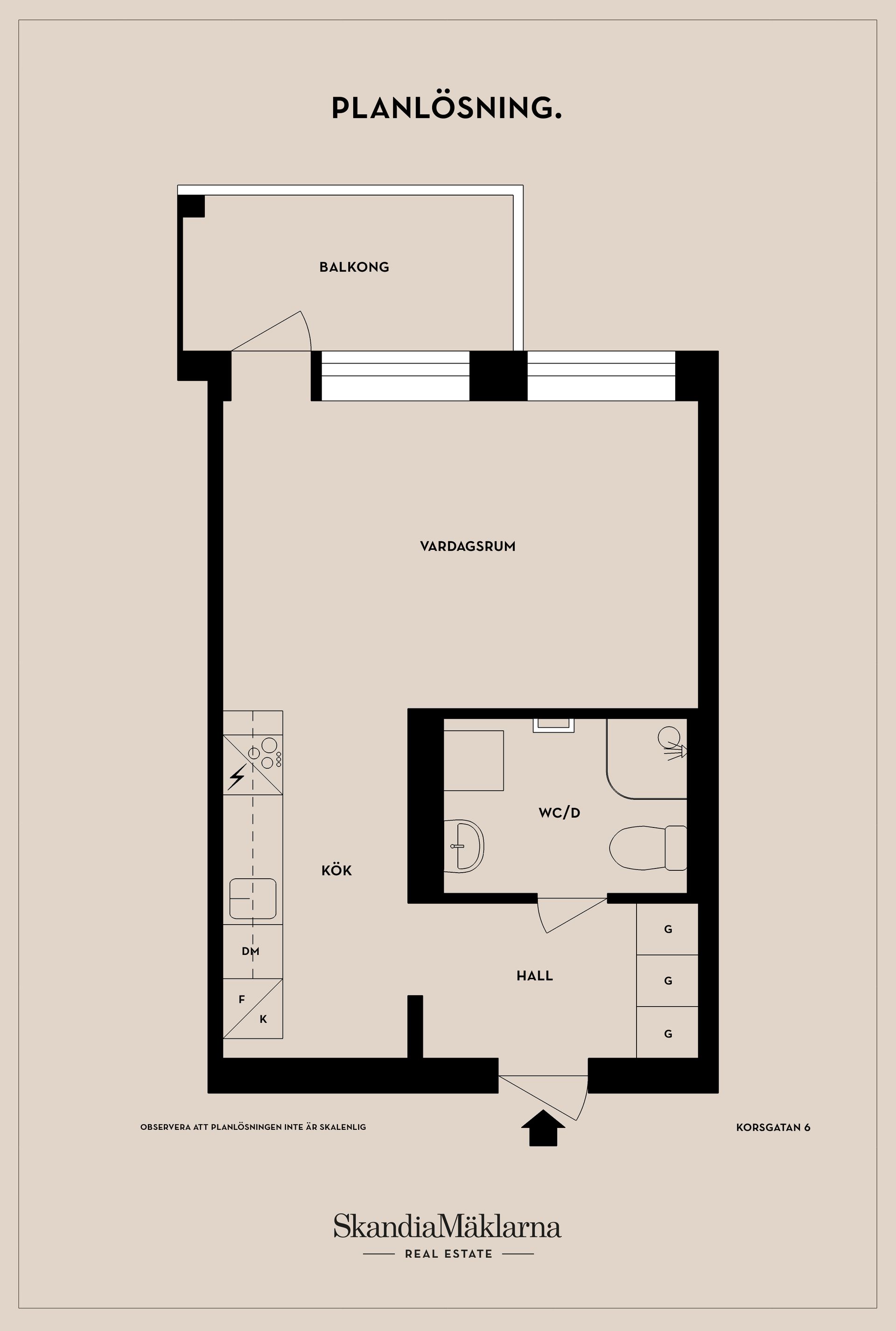 Bostadsrätt, Korsgatan 6, Munksjöstaden, Jönköping