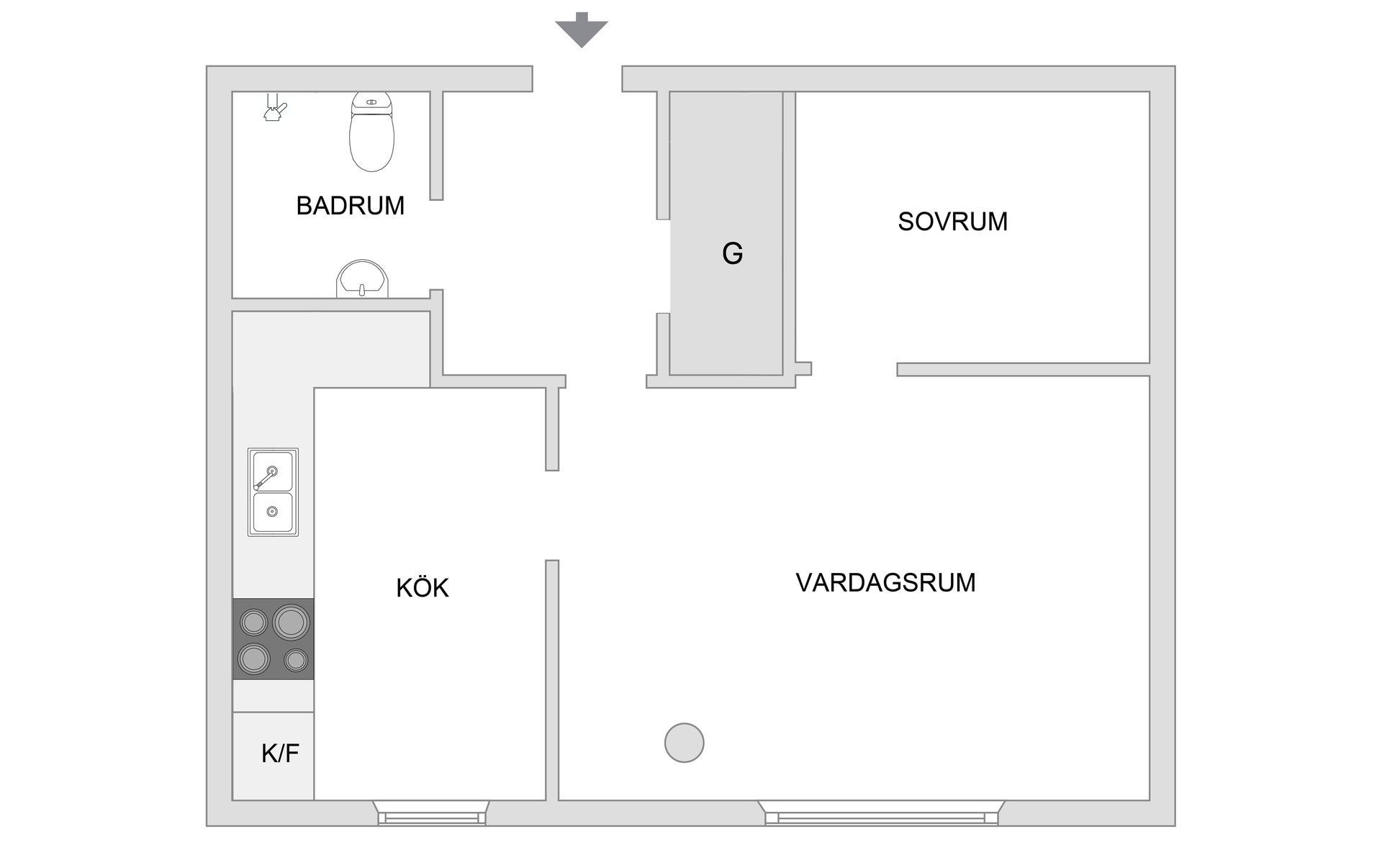 Bostadsrätt, Sandfjärdsgatan 19, Årsta, Stockholm