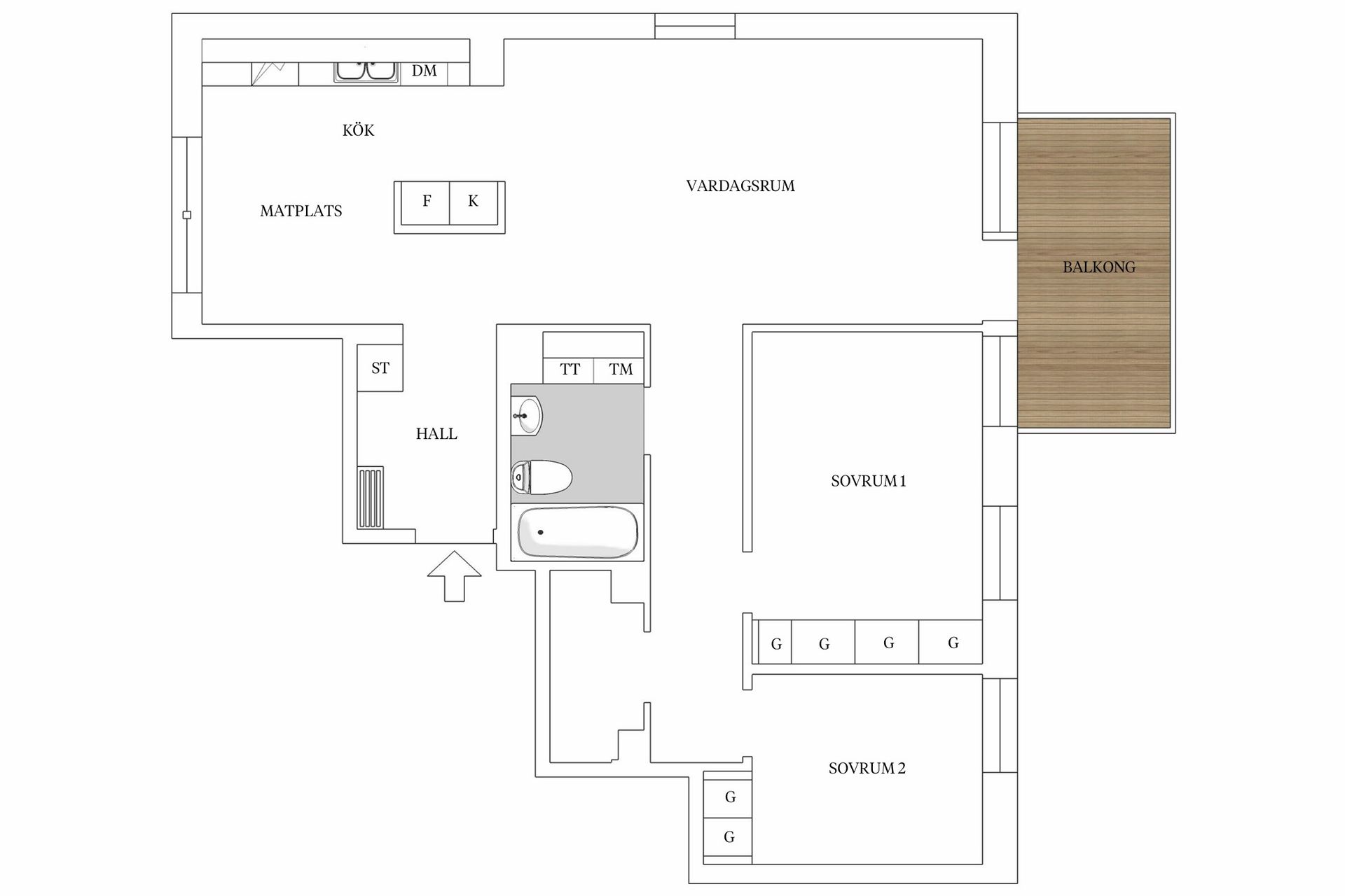 Bostadsrätt, Annedalsvägen 30, vån 1, Bromma - Annedal, Stockholm