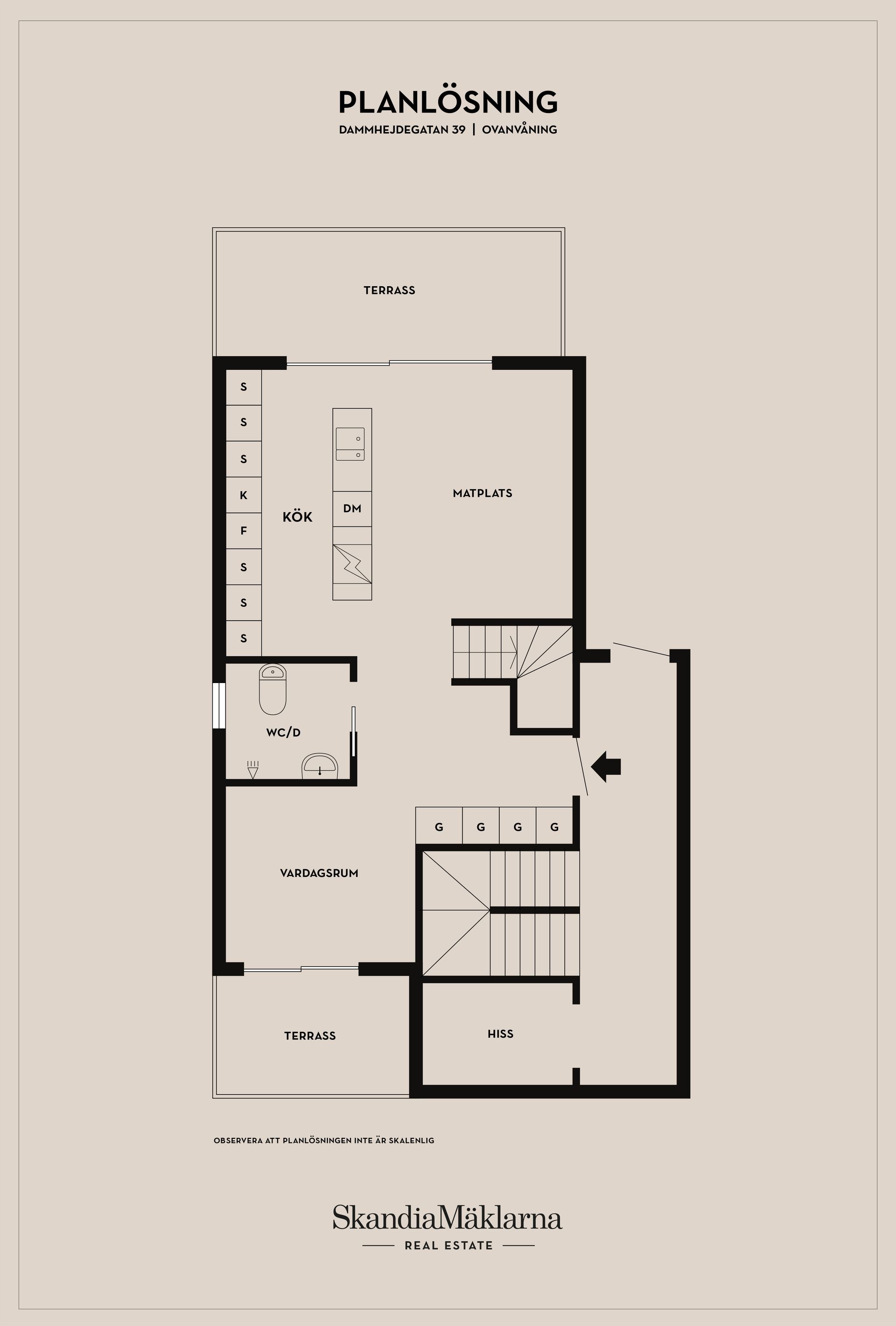 Bostadsrätt, Dammhejdegatan 39, Trädgårdsstaden, Ystad