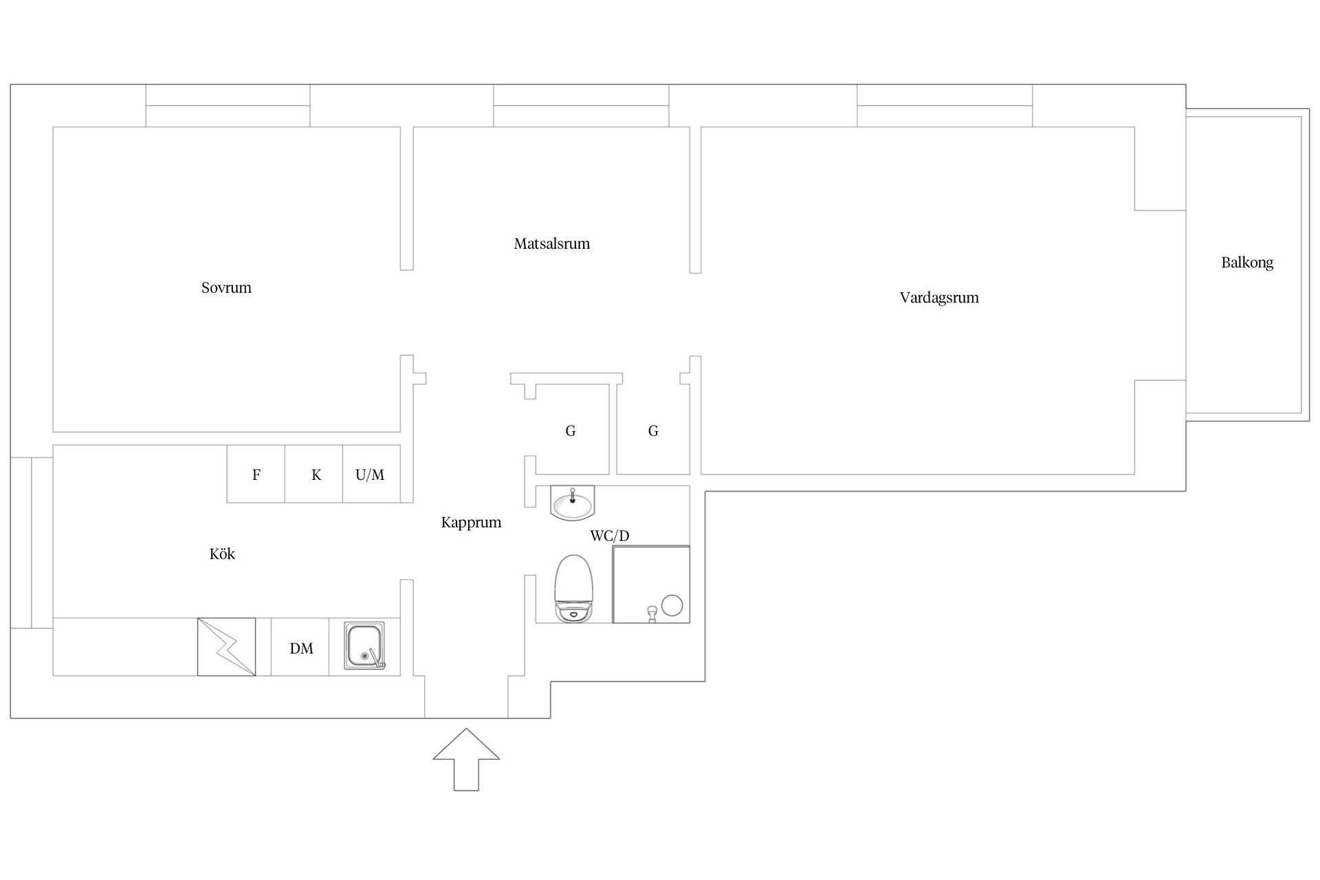 Bostadsrätt, Döbelnsgatan 1, Norrmalm, Borås