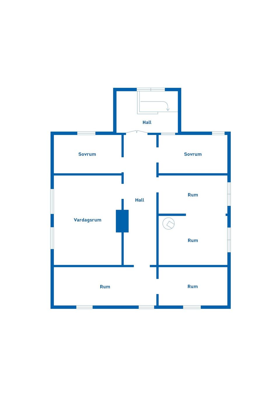 Villa, Ulvstorp 5, Stora Levene, Vara