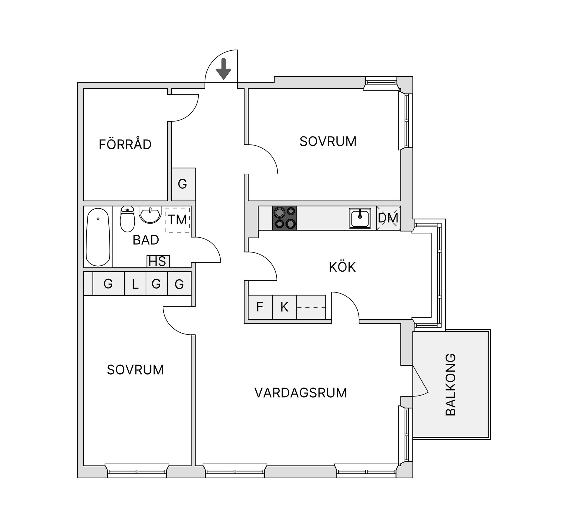 Bostadsrätt, Forshagagatan 66, Farsta, Stockholm