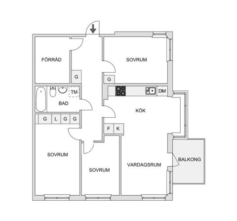 Bostadsrätt, Forshagagatan 66, Farsta, Stockholm