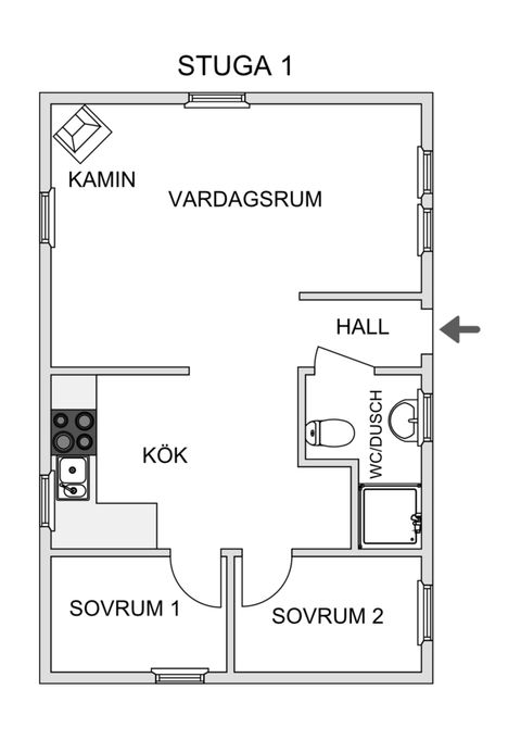 Villa, Bäcknäs 17, Bäcknäs, Lycksele
