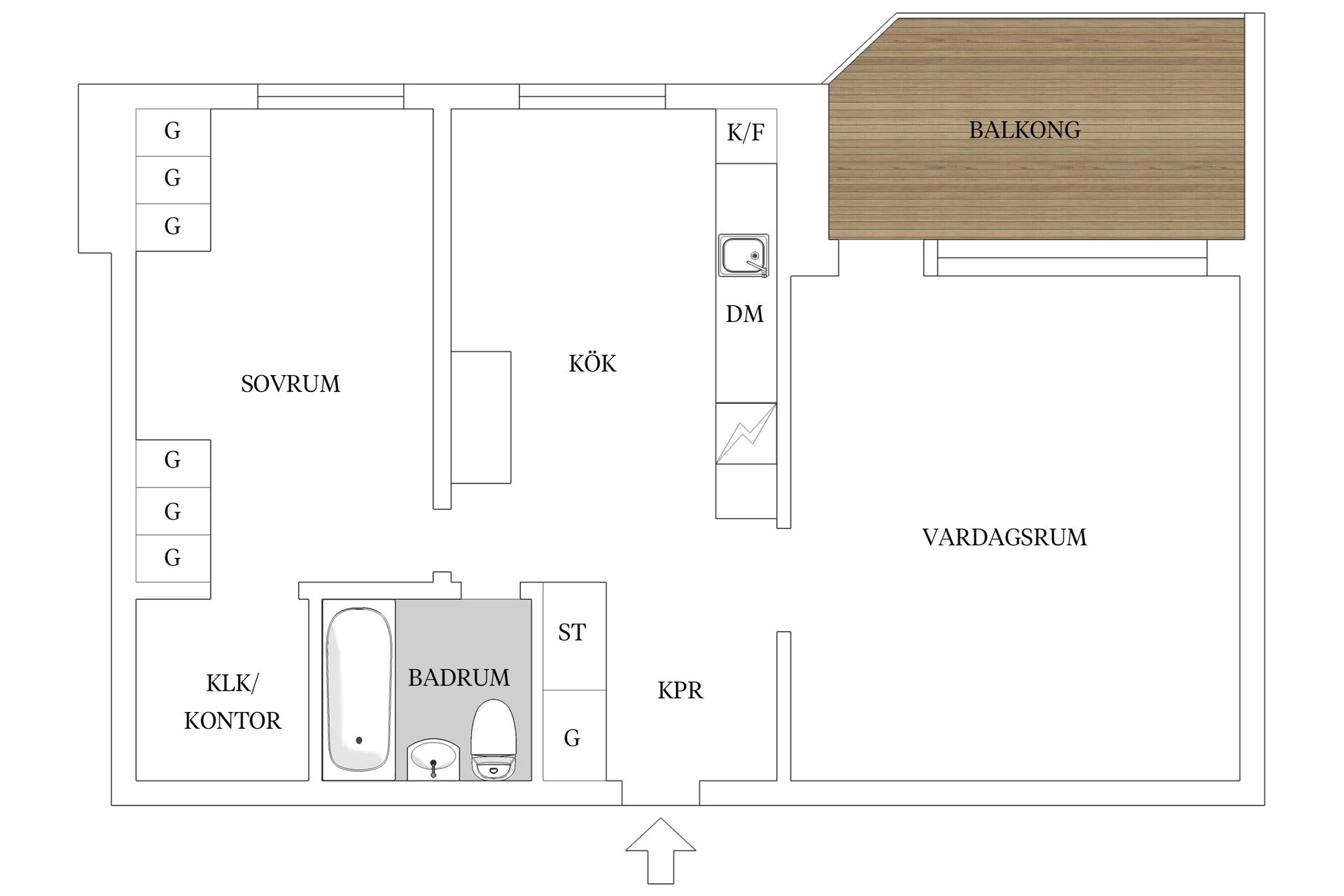 Bostadsrätt, Vinstorpsvägen 36, Lomma - Piläng, Lomma