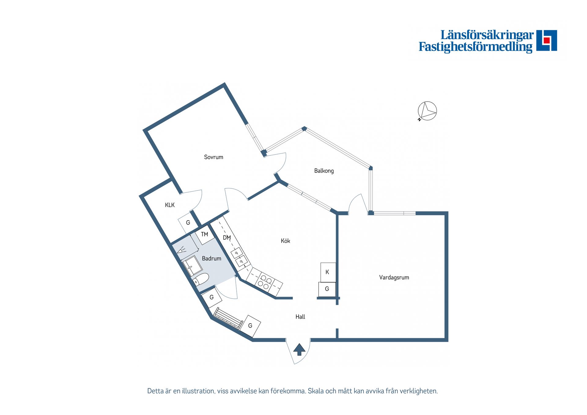 Bostadsrätt, Eskilstunavägen 10, Strängnäs Centrum, Strängnäs