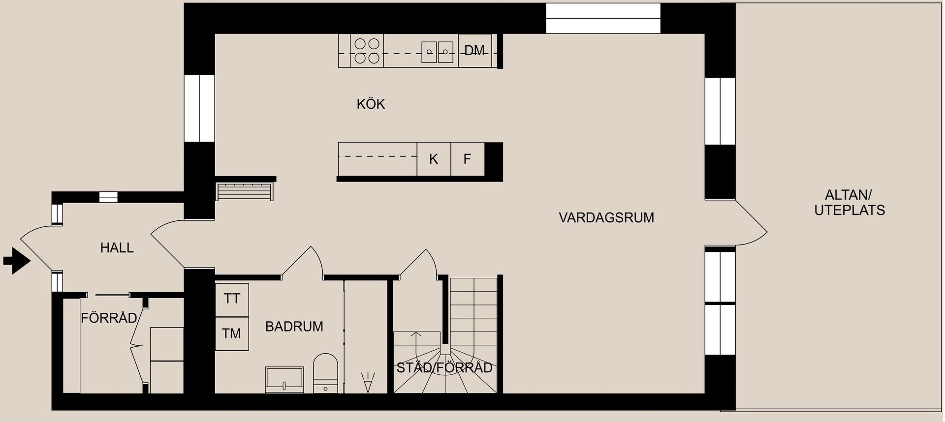 Radhus, Rapsgatan 4A, Rambodal, Norrköping