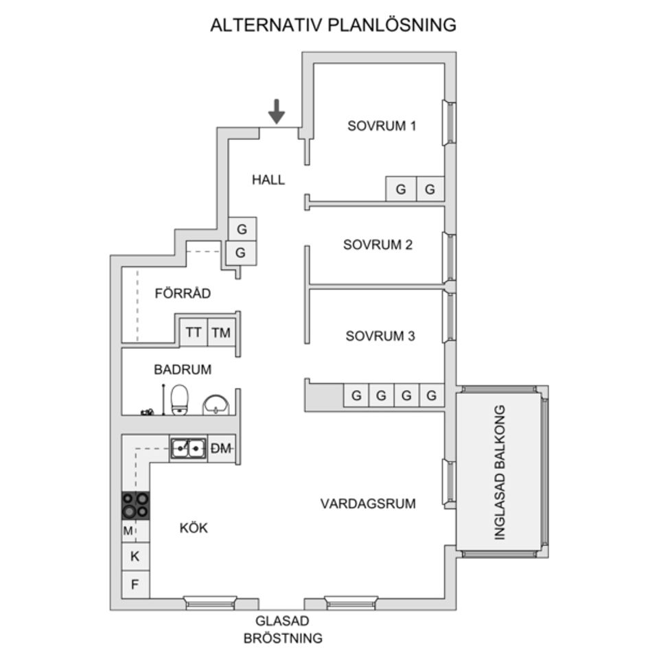Bostadsrätt, Ålgrytevägen 33, Bredäng - Mälarhöjden, Stockholm