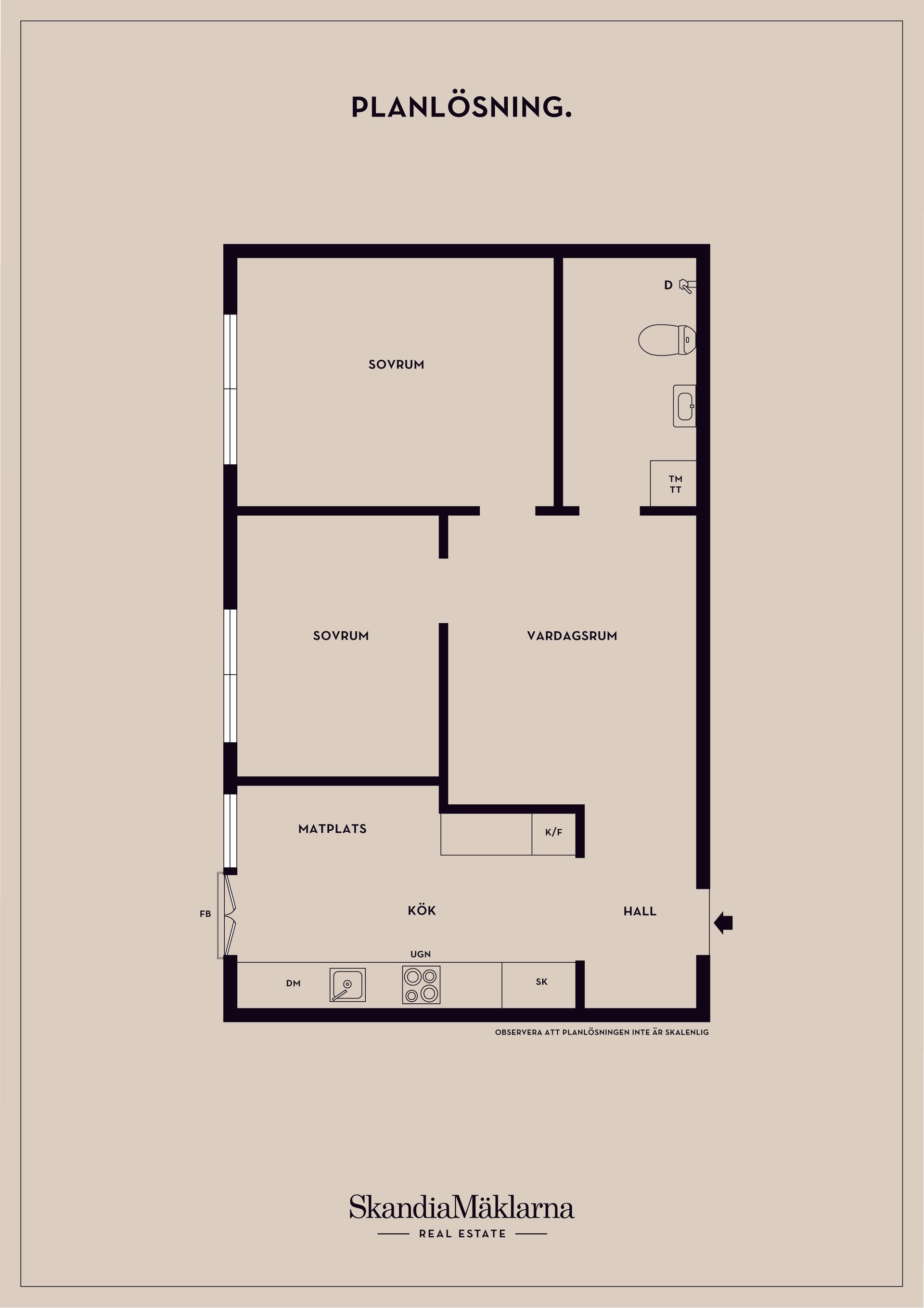Bostadsrätt, Bågljusvägen 3, Kungsholmen, Stockholm