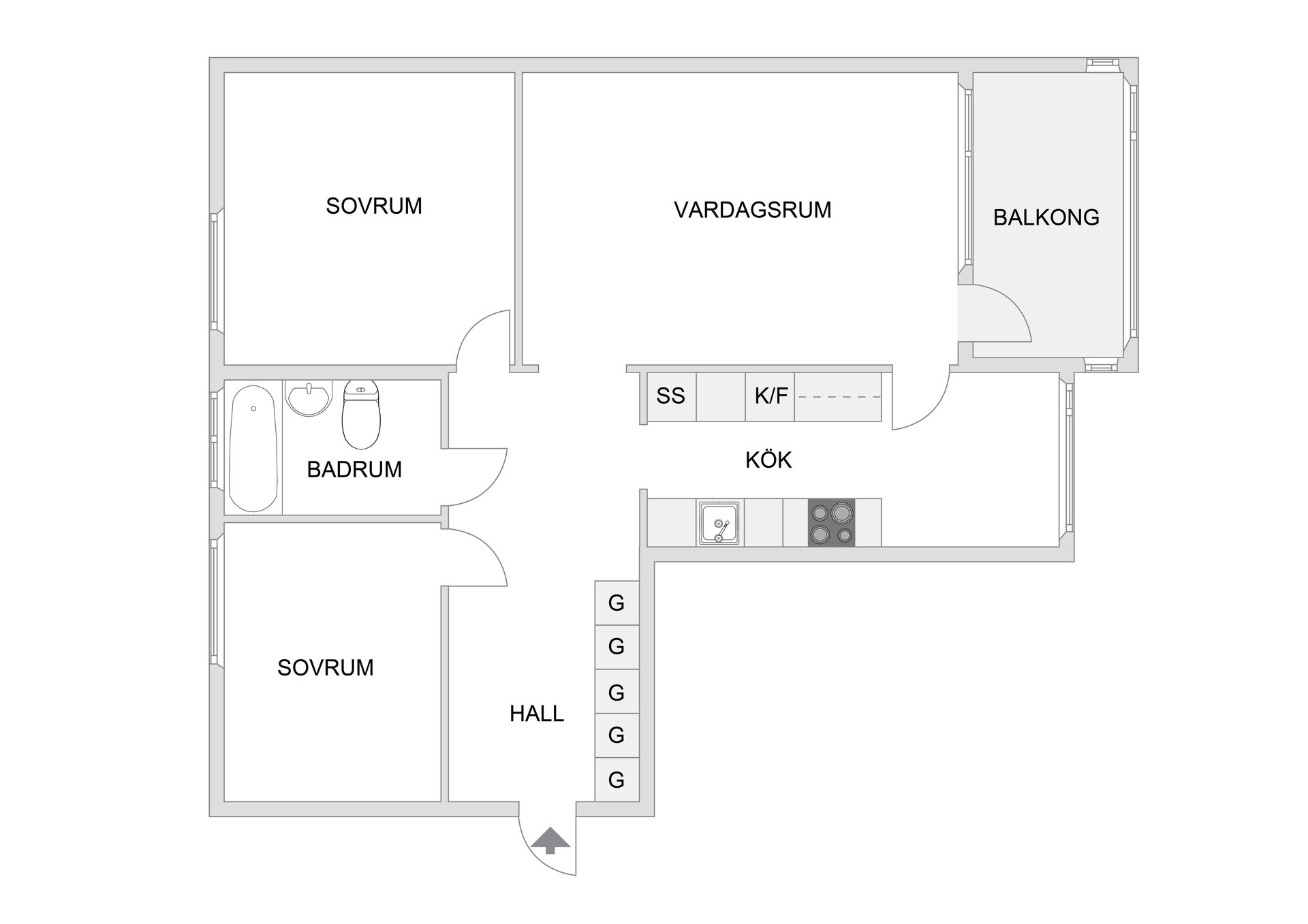 Bostadsrätt, Minutgränd 11, Jakobsberg, Järfälla