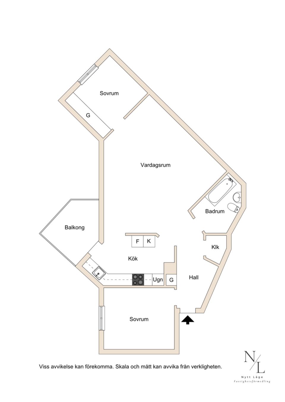 Bostadsrätt, Höstgatan 21, Västergård, Helsingborg