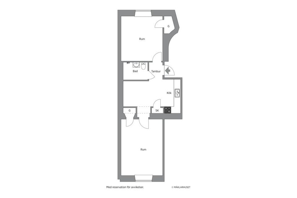 Bostadsrätt, Tre Liljor 5a, Vasastan, Stockholm