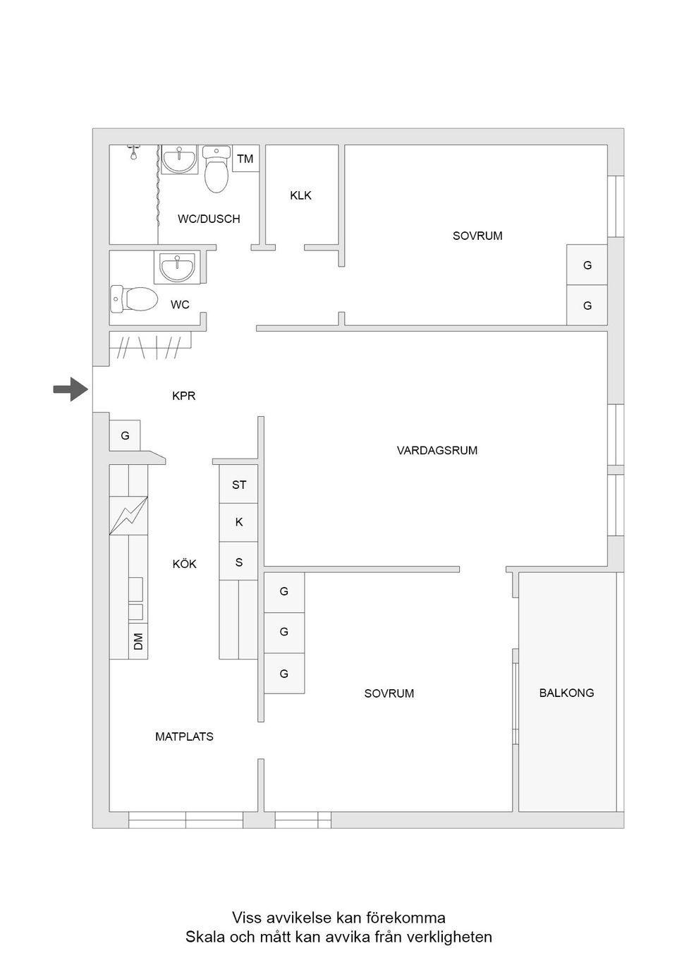Bostadsrätt, Släggkastargatan 5, Rönnby, Västerås