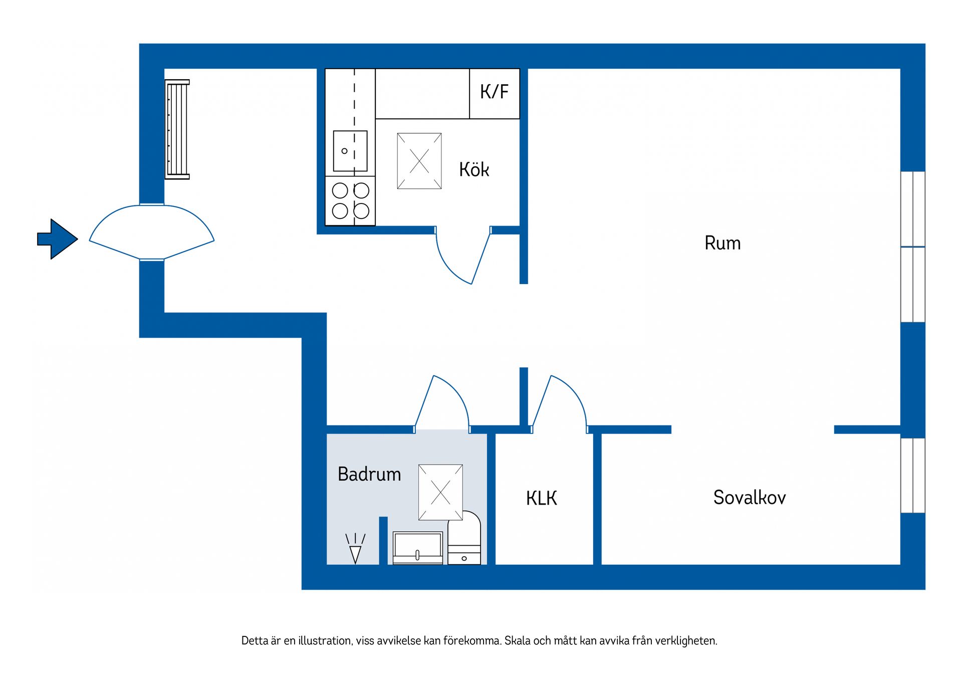 Bostadsrätt, Kubikenborgsgatan 5C, Skönsmon, Sundsvall