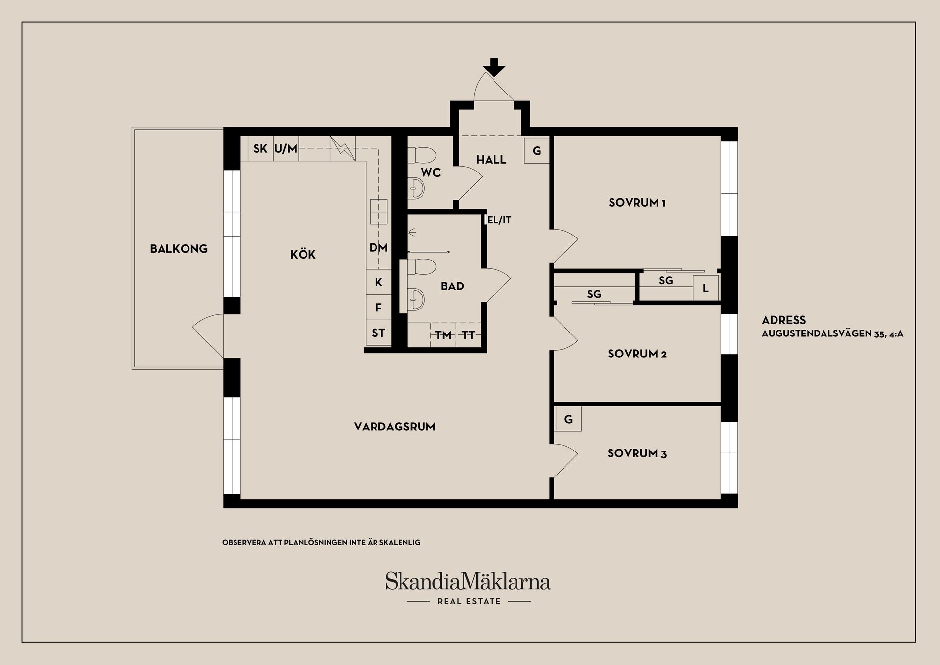 Bostadsrätt, Augustendalsvägen 35, Nacka Strand, Nacka