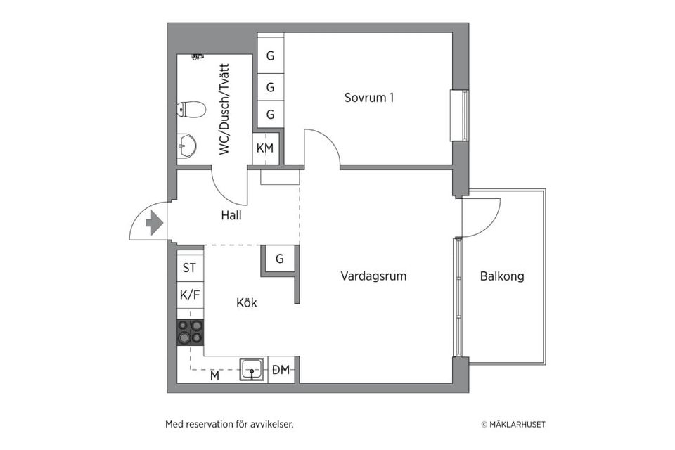 Bostadsrätt, Termikgatan 49c, Södra Ladugårdsängen, Örebro