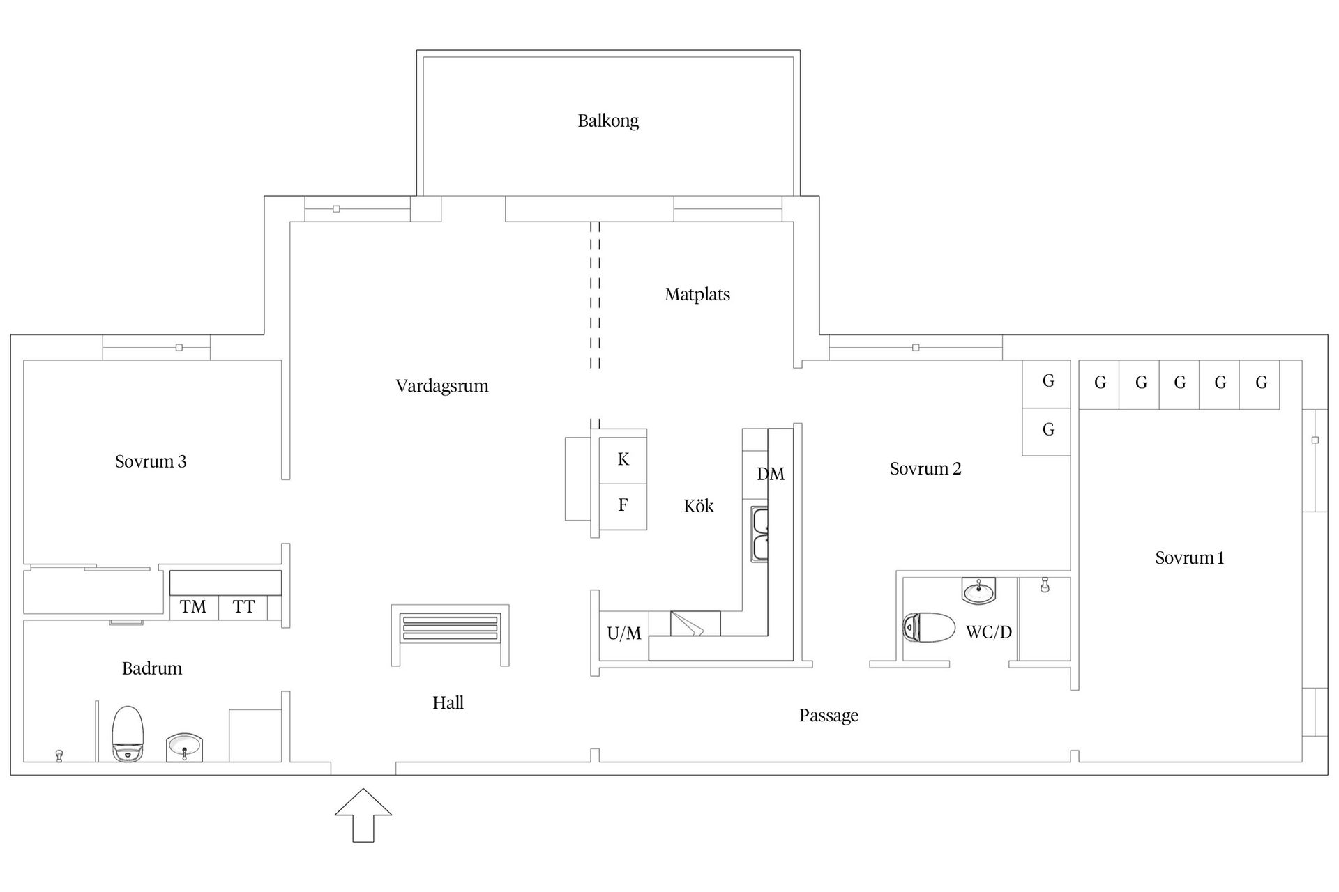 Bostadsrätt, Pippi Långstrumps Gata 40, HÖGST UPP/EGET VÅNINGSPLAN, Bromma - Annedal, Stockholm