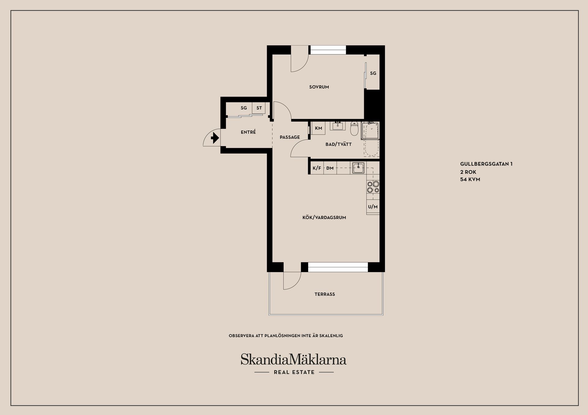 Bostadsrätt, Gullbergsgatan 1, Valla, Linköping