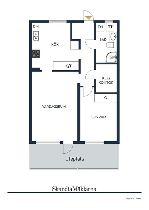 Bostadsrätt, Diamantstigen 34, Lillsjön - Kungsängen, Upplands-Bro