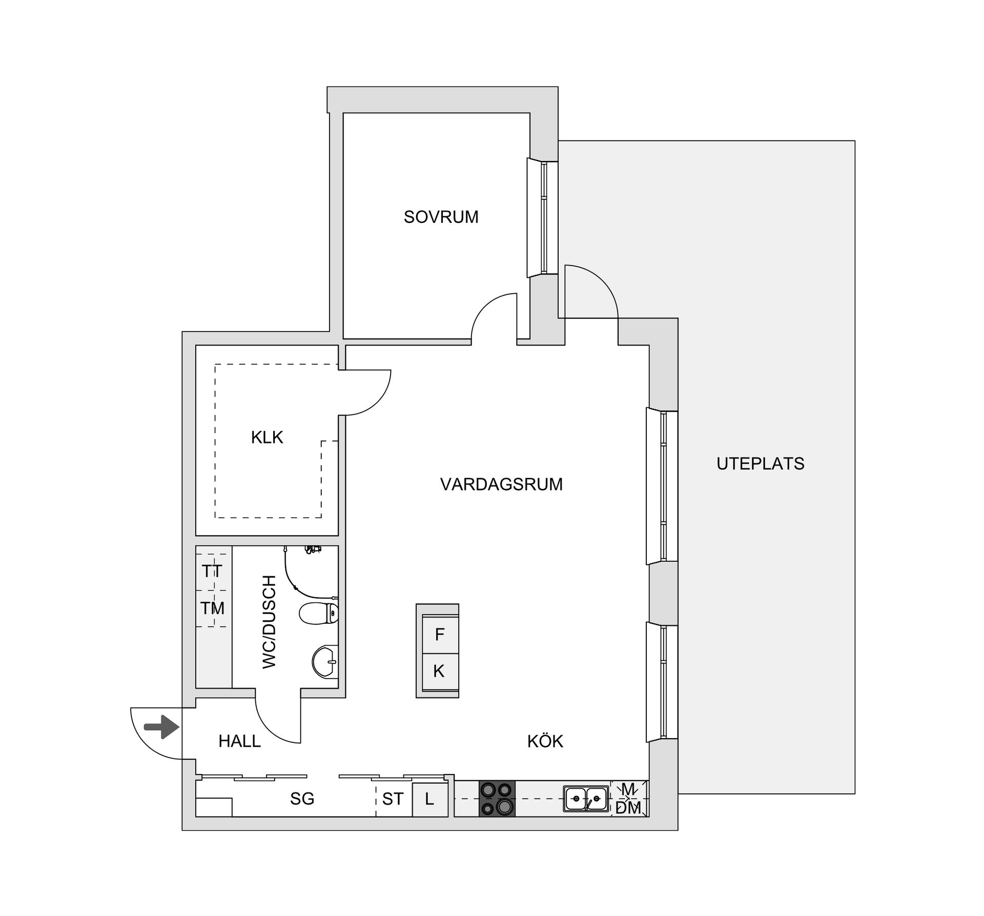 Bostadsrätt, Kålgårdsgatan 31, Kålgården, Jönköping