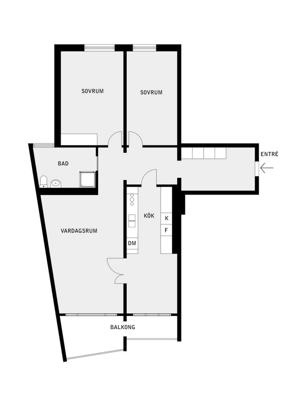 Bostadsrätt, Åkerbyvägen 90, Täby Centrum, Täby