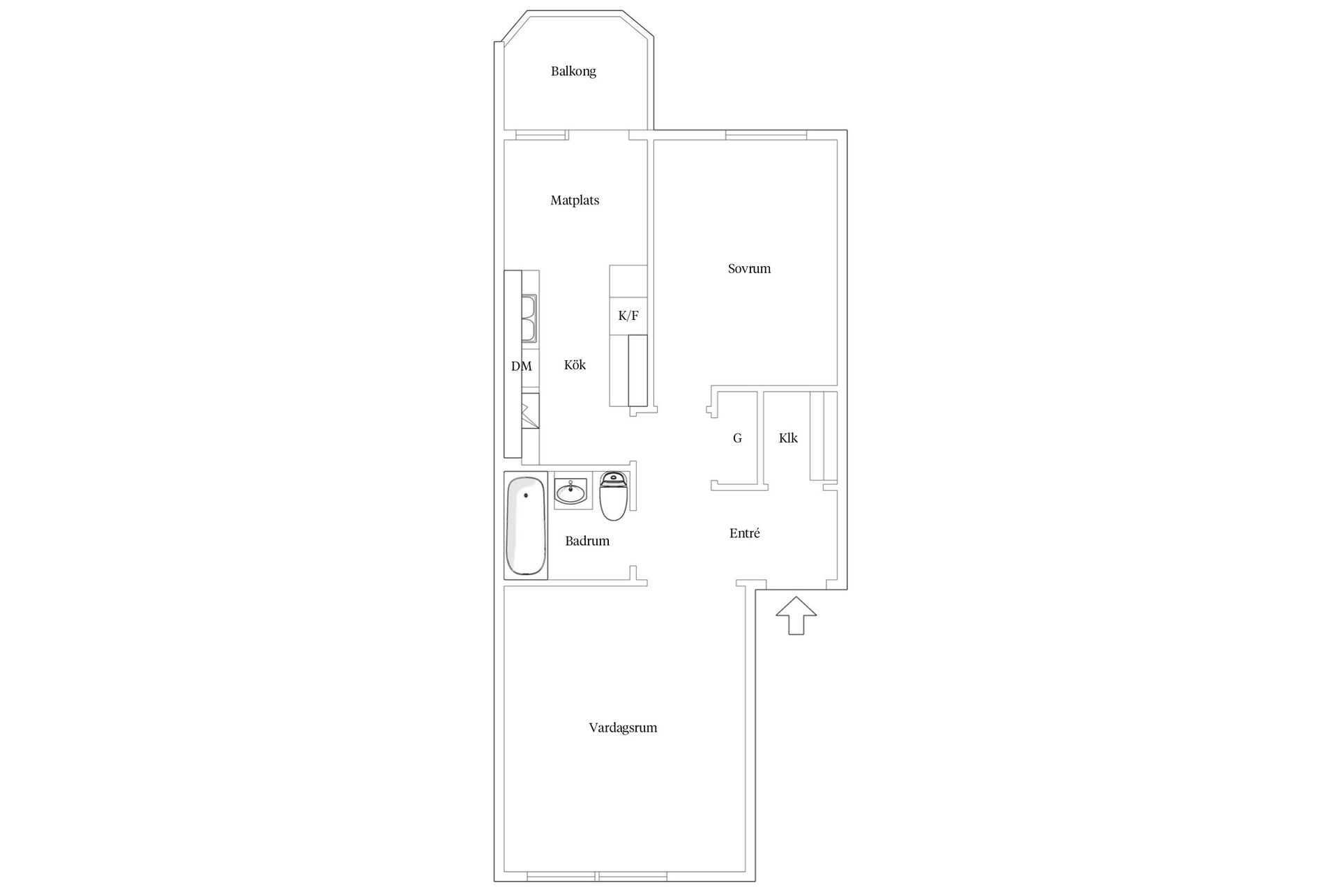 Bostadsrätt, Kronetorpsgatan 64A, Segevång, Malmö