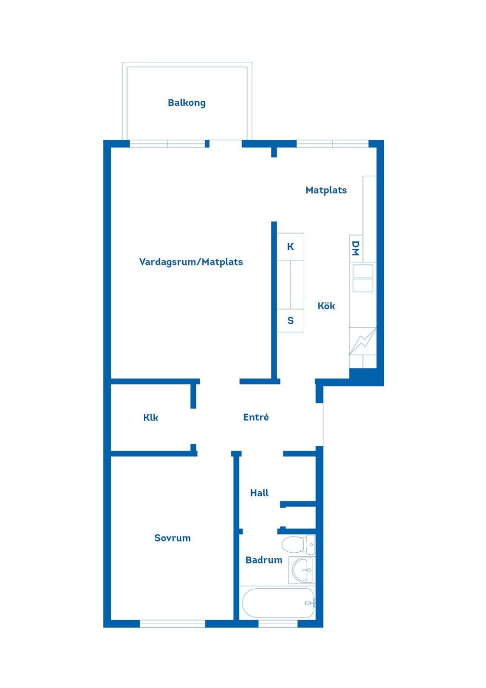 Bostadsrätt, Allévägen 11B, Centralt, Oskarshamn