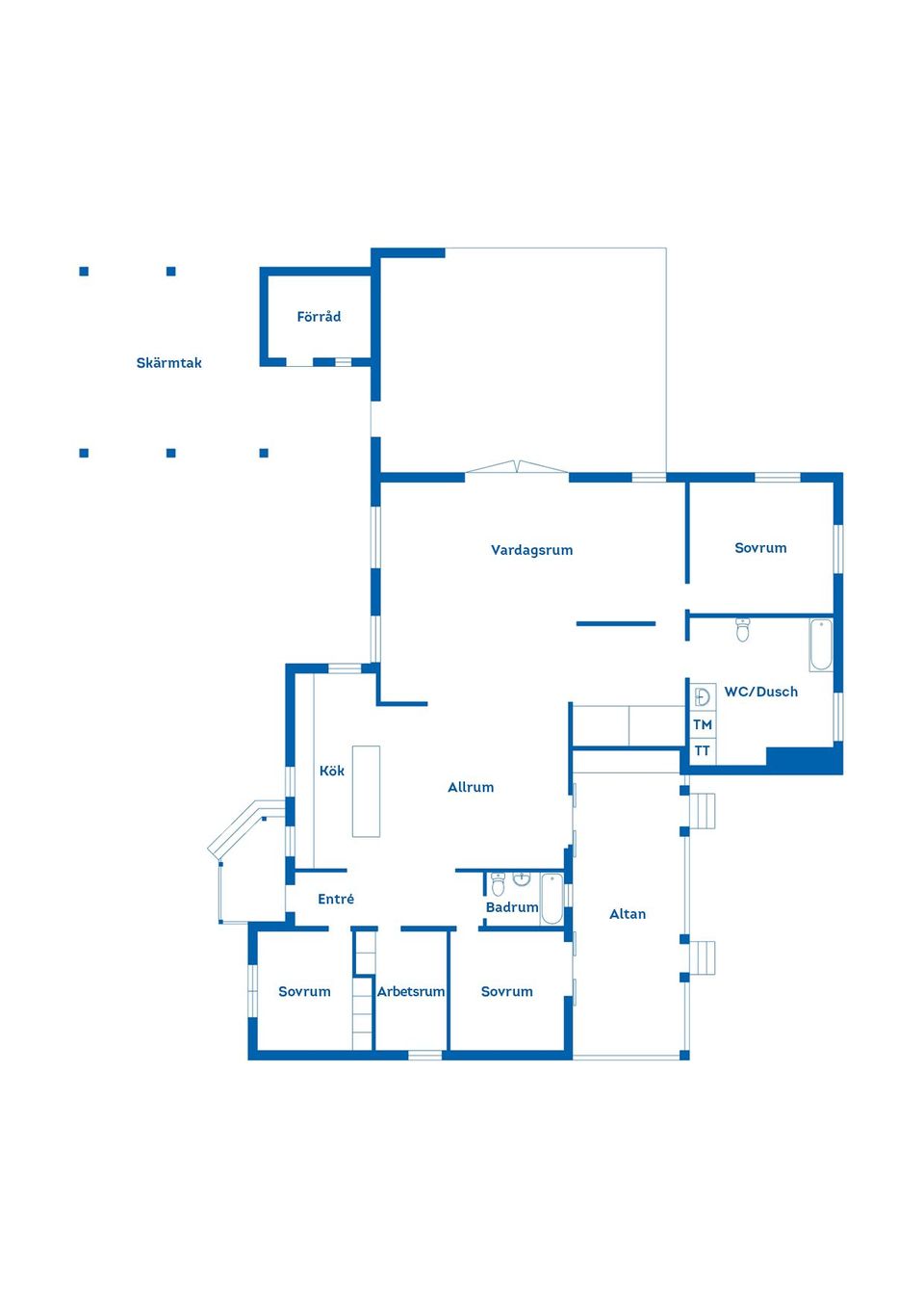 Villa, Säbyvallsvägen 10, Ramdala, Karlskrona