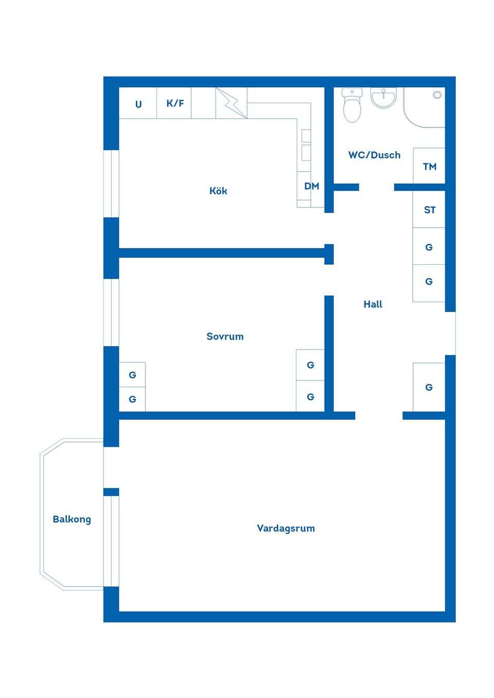 Bostadsrätt, Hillmanskroken 3E, Brynäs, Gävle