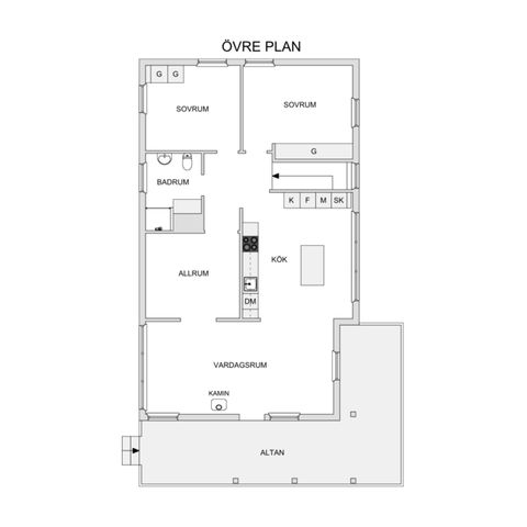 Villa, Gamla Kungsvägen 60, Billingssluttningen, Skövde