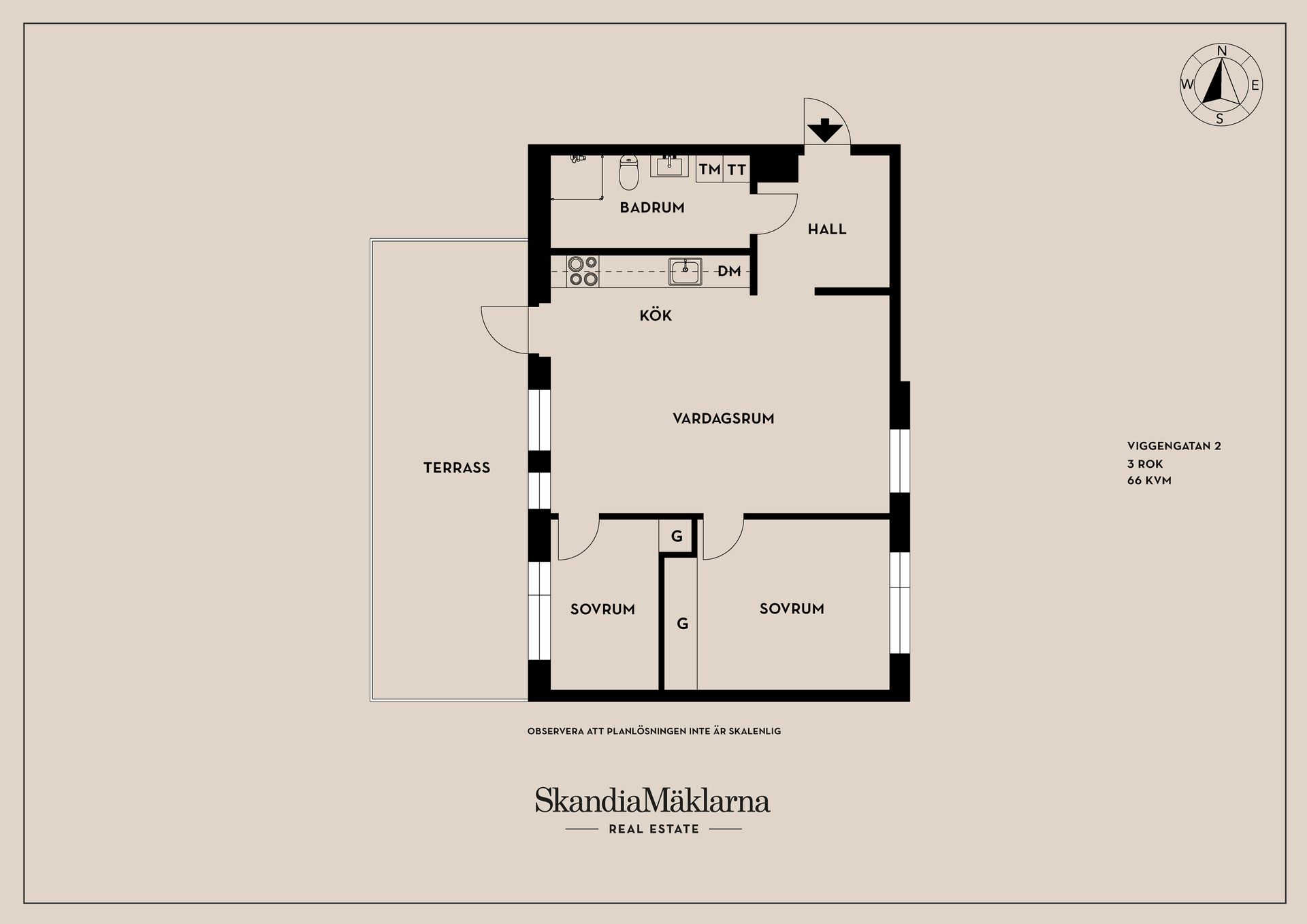 Bostadsrätt, Viggengatan 2, Barkarbystaden, Järfälla