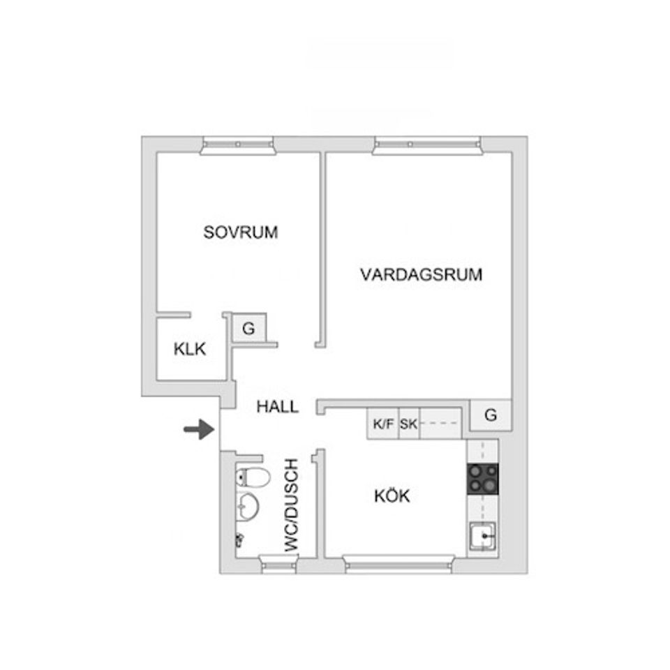 Bostadsrätt, Erikslundsgatan 6, Erikslund, Borås