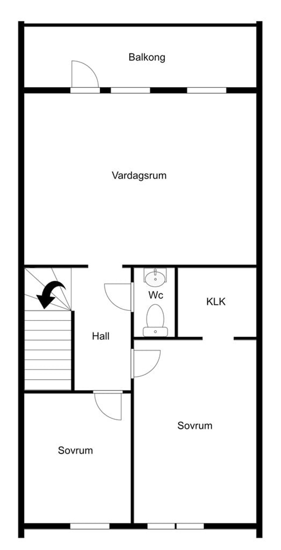 Radhus, Liegatan 14, Hammarby, Västerås