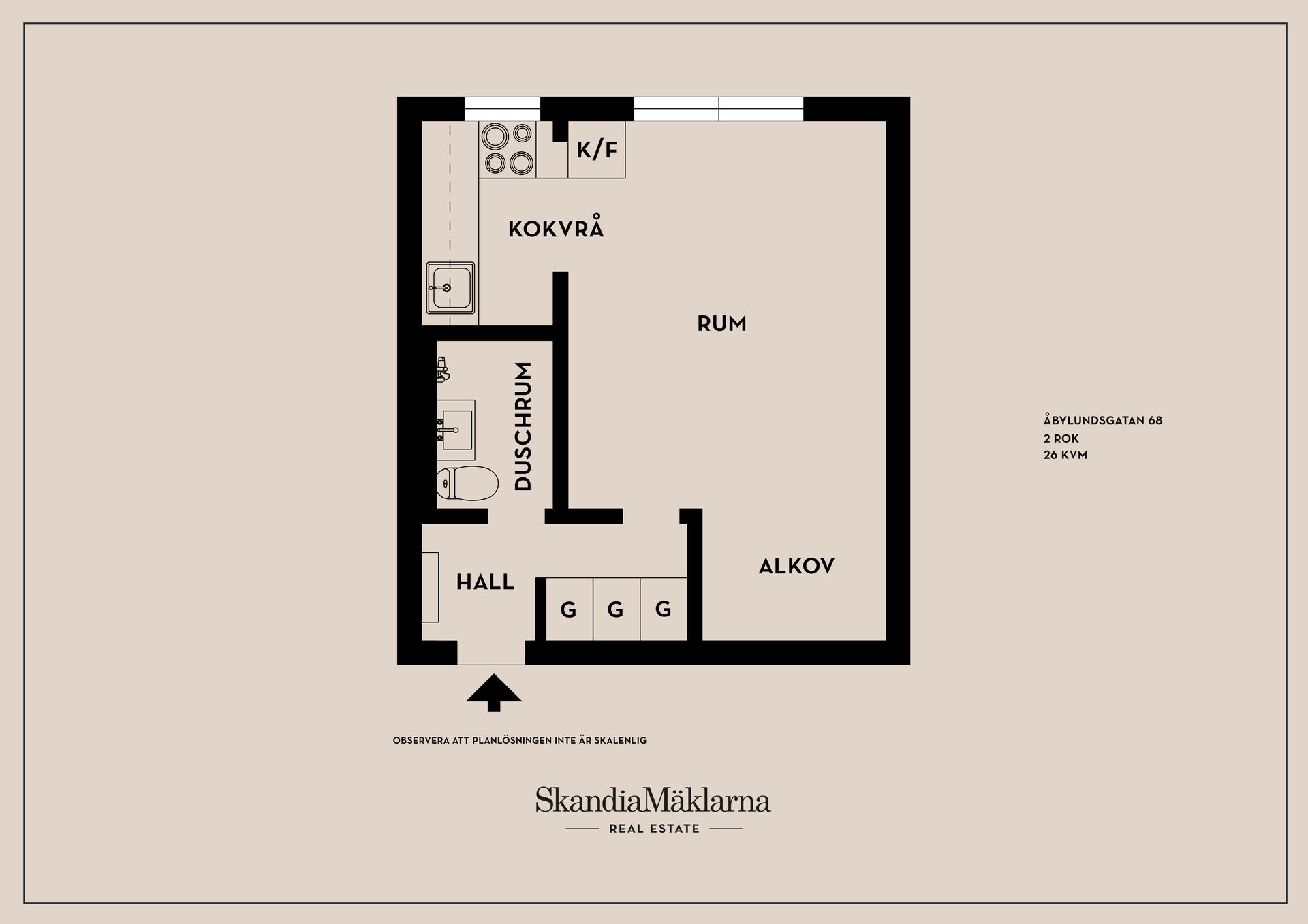 Bostadsrätt, Åbylundsgatan 68, Åbylund, Linköping