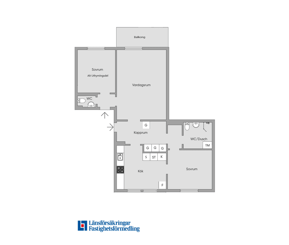 Bostadsrätt, Hugingatan 42, Valsta, Sigtuna