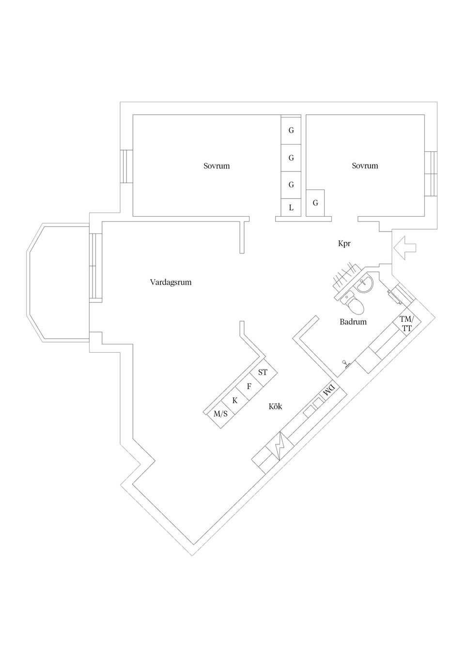 Bostadsrätt, Svinövägen 82, Svinö, Kalmar