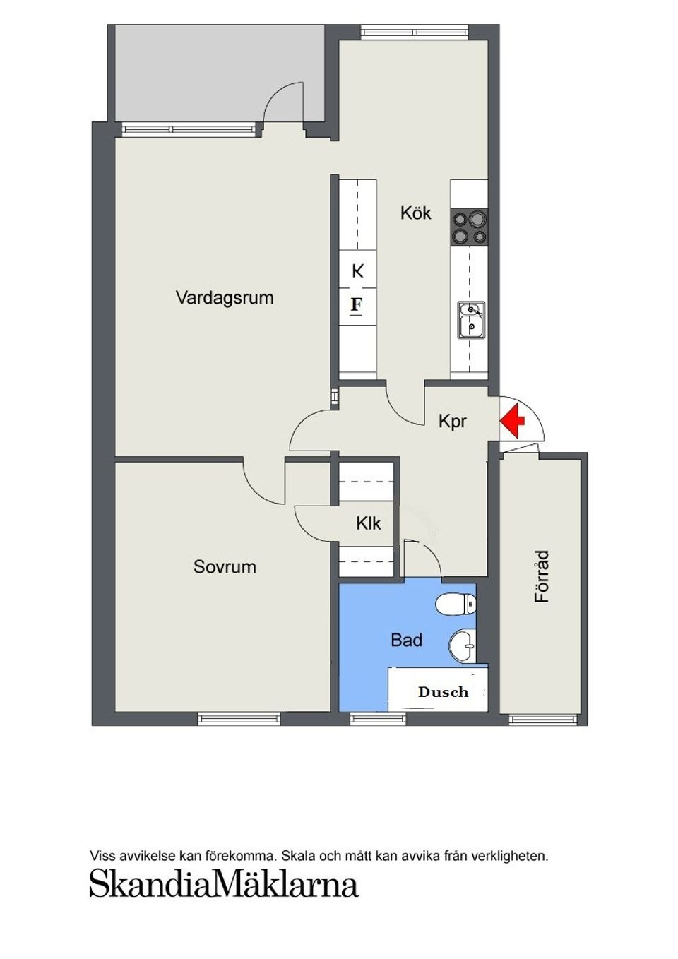Bostadsrätt, Björnbärsstigen 24, 2tr, Tibble - Kungsängen, Upplands-Bro