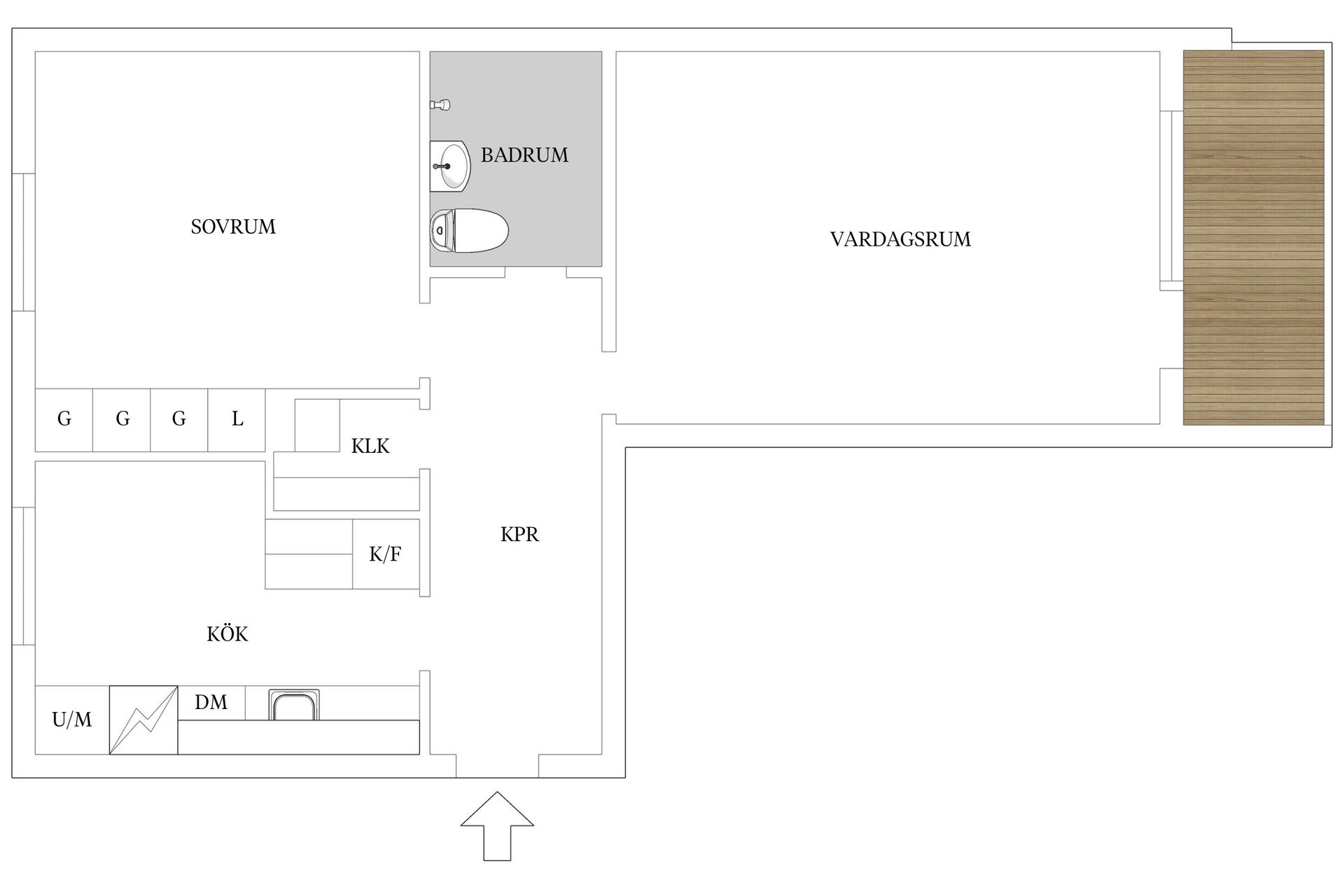 Bostadsrätt, Norrgårdsgatan 1C, Norrgård, Kalmar