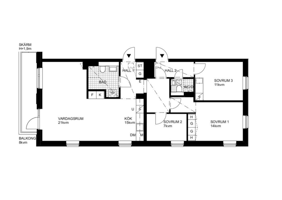 Bostadsrätt, Hagaesplanaden 74, vån 12, Vasastan Hagastaden, Stockholm