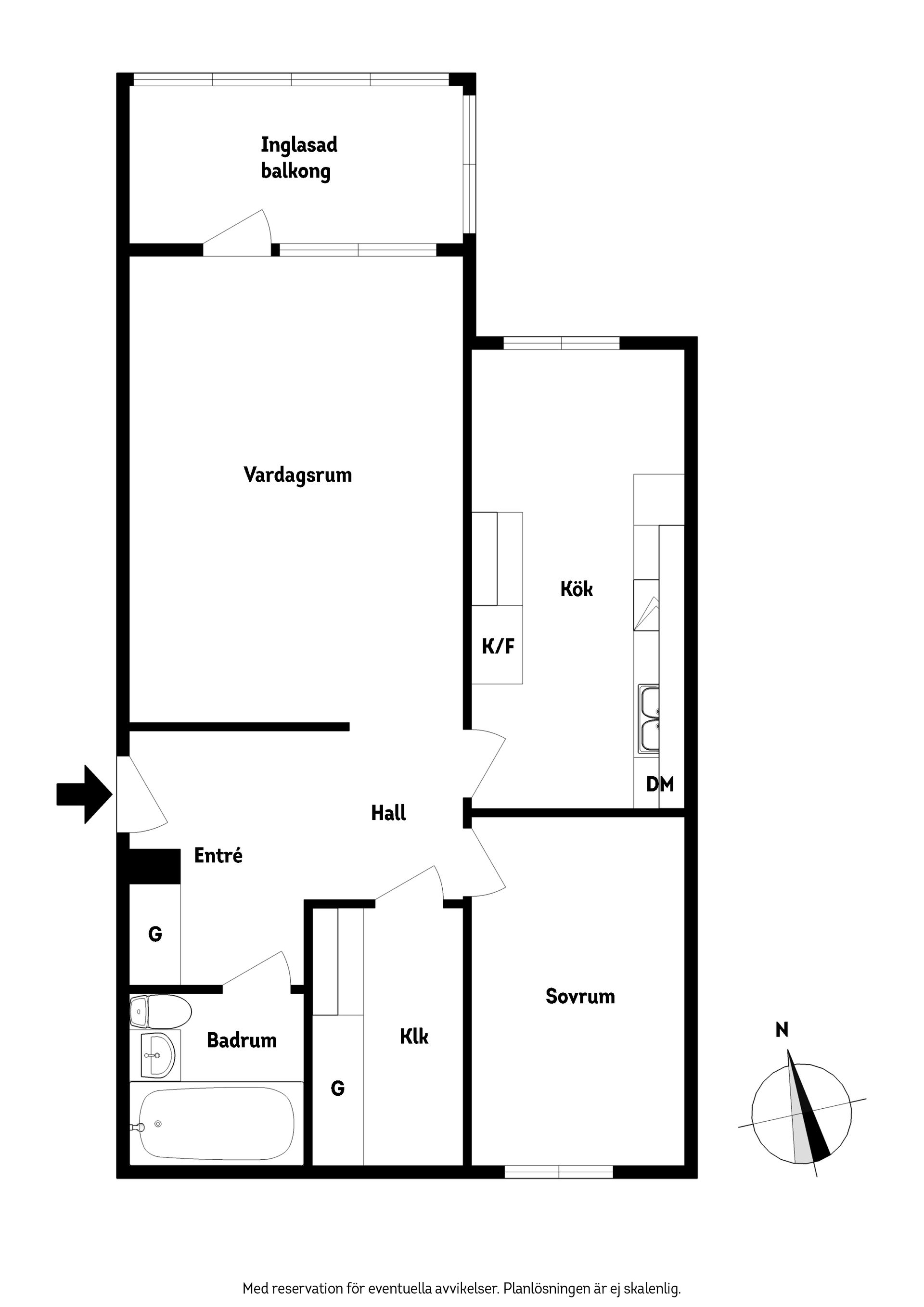 Bostadsrätt, Polisgatan 5, Centrum Ängelholm, Ängelholm